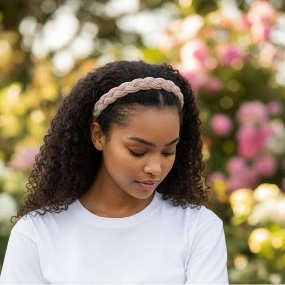 Kendra Scott Braided Pink Headband